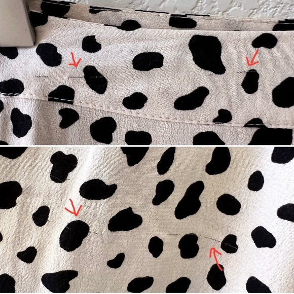 AQUA Spotted Ruffled Wrap Midi Skirt - Picture 15 of 15